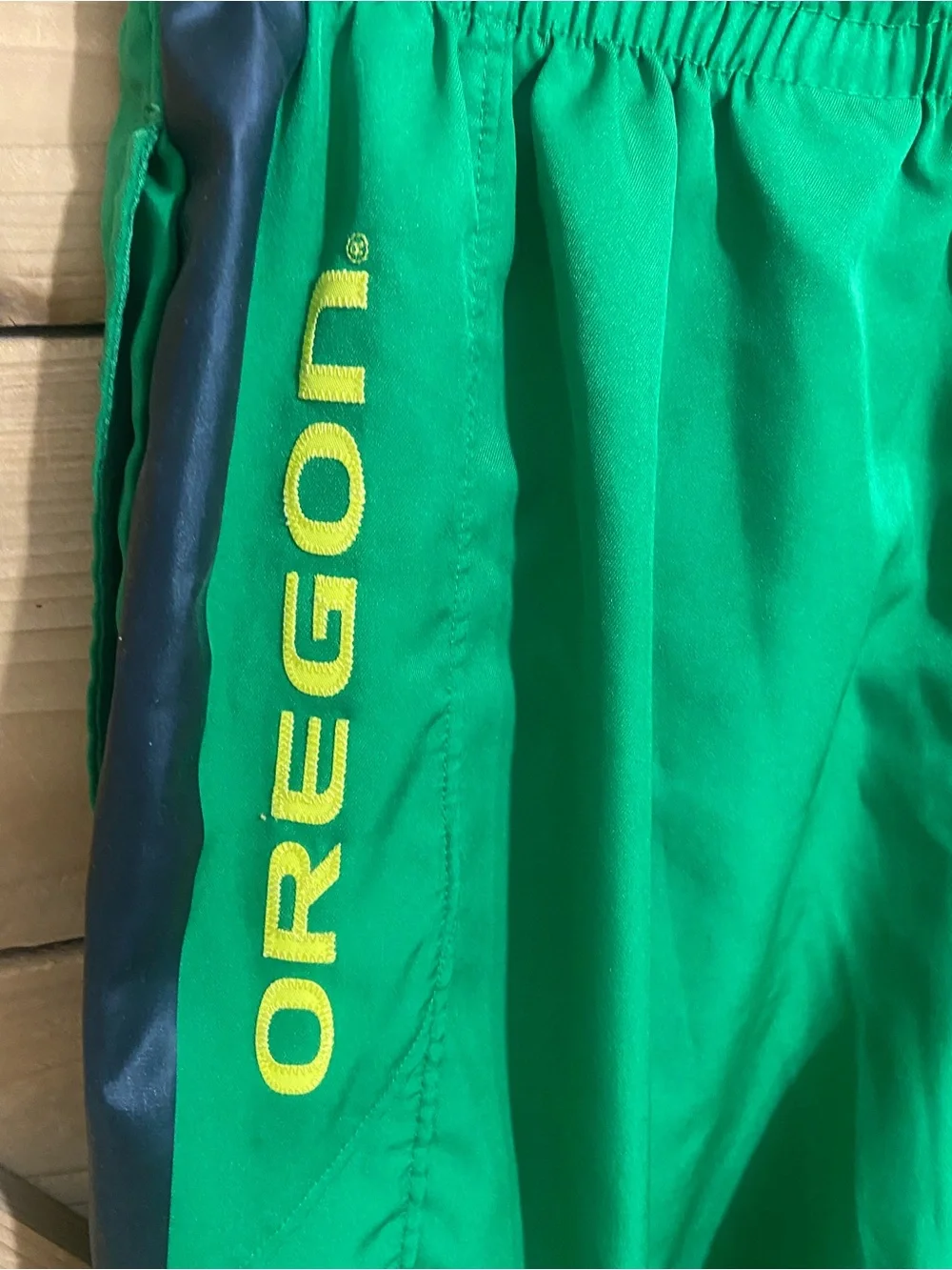 Nike Green & Yellow Oregon Ducks Athletic Shorts